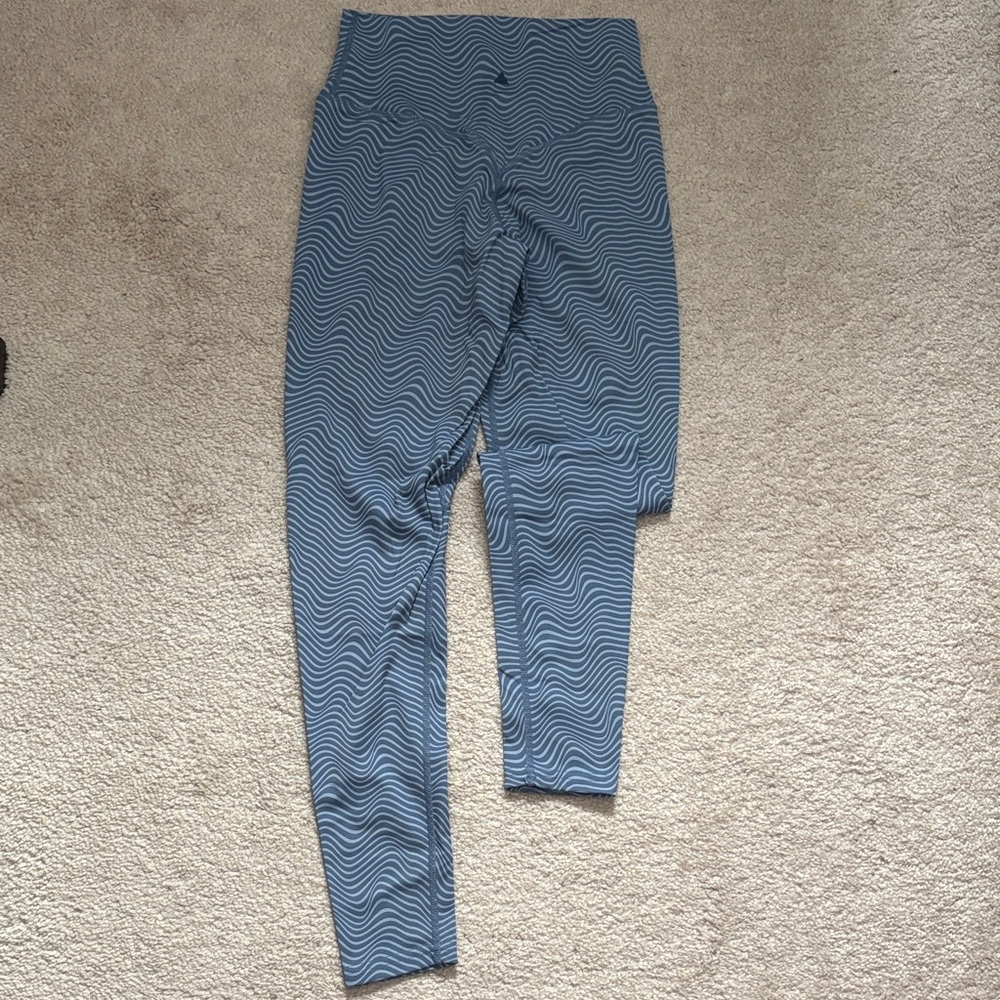 Vitality Pattern Blue Leggings